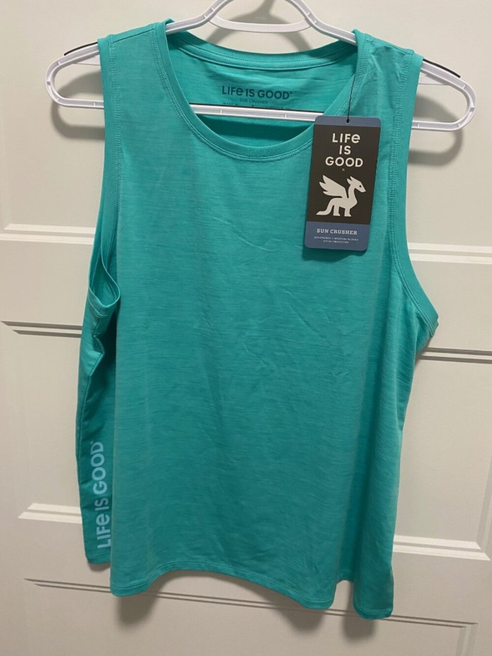 Ladies Life is Good sun crusher tank top